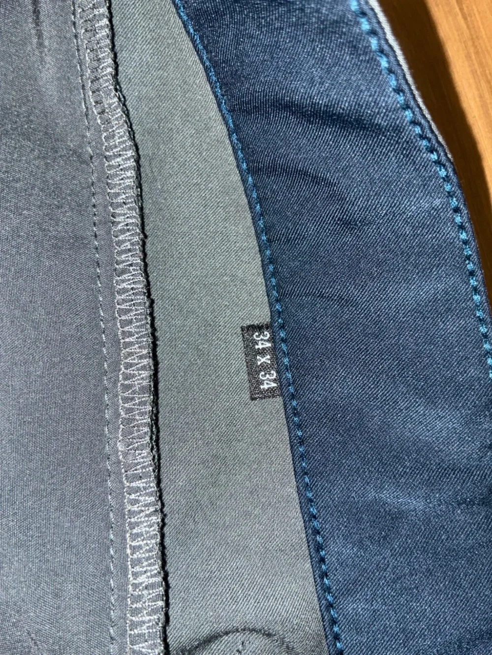 Scottevest Action Adventure Gray Pants Sz 34x34. 17 pockets. outdoor travel EUC